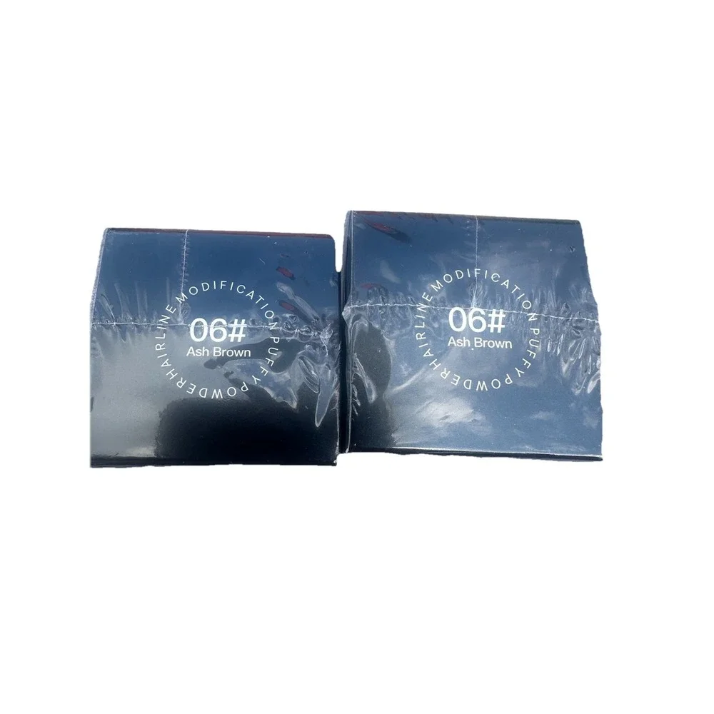 MSMEESUYA 2PK Hairline Shadow Powder 06 Ash Brown Waterproof Root Touch Up 4g
